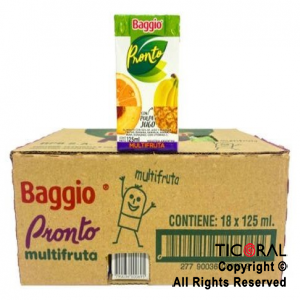 JUGO BAGGIO PRONTO X125CC MULTIFRUTA x 18